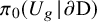 pi 0 left parenthesis upper U Subscript g Baseline backslash exclamation mark vertical bar backslash exclamation mark partial differential normal upper D right parenthesis