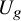upper U Subscript g