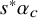 s Superscript asterisk Baseline alpha Subscript c