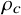 rho Subscript c