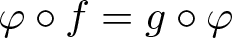 dollar sign phi ring f equals g ring phi dollar sign