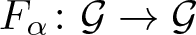 dollar sign upper F alpha colon script upper G right arrow script upper G dollar sign