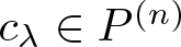 dollar sign c lamda element of upper P left parenthesis n right parenthesis dollar sign