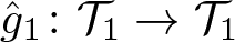 dollar sign g caret 1 colon script upper T 1 right arrow script upper T 1 dollar sign