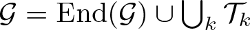 dollar sign script upper G equals End left parenthesis script upper G right parenthesis union union k script upper T k dollar sign