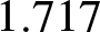 dollar sign 1.717 dollar sign