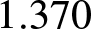 dollar sign 1.370 dollar sign