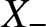 dollar sign upper X minus dollar sign