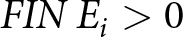 dollar sign FINEi greater than 0 dollar sign