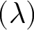 dollar sign left parenthesis lamda right parenthesis dollar sign