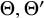 upper Theta comma upper Theta prime