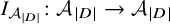 upper I Subscript upper A Sub Subscript StartAbsoluteValue upper D EndAbsoluteValue Subscript Baseline colon upper A Subscript StartAbsoluteValue upper D EndAbsoluteValue Baseline right arrow upper A Subscript StartAbsoluteValue upper D EndAbsoluteValue Baseline