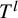 upper T Superscript l