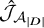 ModifyingAbove script upper J Subscript upper A Sub Subscript StartAbsoluteValue upper D EndAbsoluteValue Baseline With caret