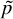 p overtilde