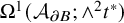 upper Omega Superscript 1 Baseline left parenthesis upper A Subscript partial differential upper B Baseline semicolon and Superscript 2 Baseline t Superscript asterisk Baseline right parenthesis