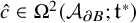 ModifyingAbove c With caret element of upper Omega squared left parenthesis upper A Subscript partial differential upper B Baseline semicolon t Superscript asterisk Baseline right parenthesis