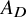 upper A Subscript upper D