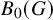 upper B 0 left parenthesis upper G right parenthesis