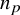 n Subscript p