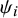 psi Subscript i