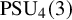 backslash operatorname upper P upper S upper U Subscript 4 Baseline left parenthesis 3 right parenthesis
