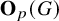 bold upper O Subscript p Baseline left parenthesis upper G right parenthesis