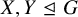 upper X comma upper Y normal subgroup of or equal to upper G