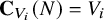 upper C Subscript upper V Sub Subscript i Baseline left parenthesis upper N right parenthesis equals upper V Subscript i