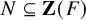 upper N subset of or equal to bold upper Z left parenthesis upper F right parenthesis