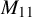 upper M 11