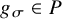g Subscript sigma Baseline element of upper P