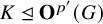 upper K normal subgroup of or equal to bold upper O Superscript p prime Baseline left parenthesis upper G right parenthesis