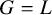 upper G equals upper L