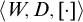 left angle bracket upper W comma upper D comma dot right angle bracket