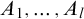 upper A 1 comma midline horizontal ellipsis comma upper A Subscript l Baseline