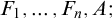 upper F 1 comma midline horizontal ellipsis comma upper F Subscript n Baseline comma upper A semicolon