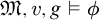 German upper M comma v comma g true phi