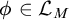 phi element of upper L Subscript upper M