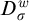 upper D Subscript sigma Superscript w