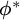 phi Superscript asterisk