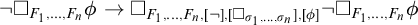 not white medium square Subscript upper F 1 comma midline horizontal ellipsis comma upper F Sub Subscript n Subscript Baseline phi right arrow white medium square Subscript upper F 1 comma midline horizontal ellipsis comma upper F Sub Subscript n Subscript comma not comma white medium square Sub Subscript sigma 1 comma midline horizontal ellipsis comma sigma Sub Sub Subscript n Sub Subscript Subscript comma phi Baseline not white medium square Subscript upper F 1 comma midline horizontal ellipsis comma upper F Sub Subscript n Subscript Baseline phi