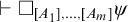 right tack white medium square Subscript upper A 1 comma midline horizontal ellipsis comma upper A Sub Subscript m Subscript Baseline psi