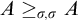 upper A greater than or equals Subscript sigma comma sigma Baseline upper A