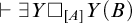 right tack there exists upper Y white medium square Subscript upper A Baseline upper Y left parenthesis upper B right parenthesis