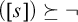 left parenthesis s right parenthesis succeeds above single line equals not