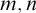 m comma n