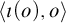 left angle bracket iota left parenthesis o right parenthesis comma o right angle bracket