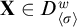 bold upper X element of upper D Subscript left angle bracket sigma right angle bracket Superscript w