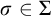 sigma element of upper Sigma